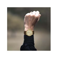 Sansi Mayo Gold Silicone Strap Men Watch (Sm-M-172-Br-G-G)