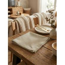 Haus & Kinder Oat Fold Table Napkin Taupe