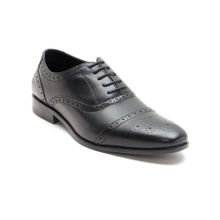 Bond Street By Red Tape Men Black Brogue Shoes
