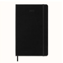 MOLESKINE Classic Large Hard Cover 12-Month Daily Planner 2023 - Black