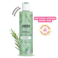 Nykaa Hair Rosemary & Niacinamide Sulphate-Free Shampoo - Boosts Hair Growth & Density