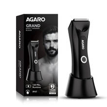 Agaro Grand Body Trimmer Cordless Waterproof IPX7 6 Settings Ceramic Blades Dock Charger