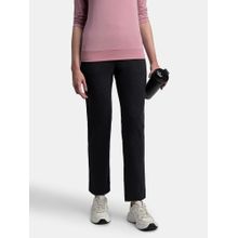 Jockey 1302 Women Super Combed Cotton Elastane Track Pant - Black Melange