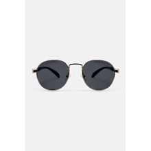 Snitch Round Full Rim Grey Lens Sunglasses