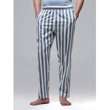 U.S. POLO ASSN. Men Blue Vertical Striped Mid Rise Oelp1 Pyjama