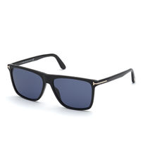 Tom Ford Sunglasses Black Plastic Sunglasses FT0832 57 01V