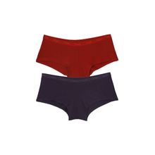 Amante Boyshort Panty Pack Of 2 - Multi-Color