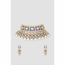 PRIHAN LUXURY Neelam Meenakari Choker