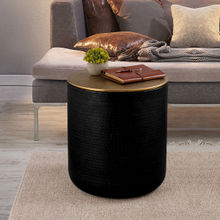 Metalsmith Metal Drum Stool for Home & Office