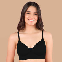 Nykd by Nykaa Adapt360° Lift & Support Padded Non Wired Barely There T-Shirt Bra NYB362 Black