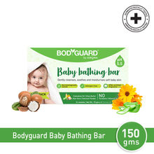 Bodyguard Natural Baby Bathing Soap Bar (150gm), Mild & Soothing Cleanser (Dermatologically Tested)