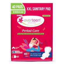 Everteen Period Care Xxl Soft Sanitary Pads Neem Safflower Heavy Flow, Rash-Free