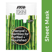 Nykaa Skin Secrets Exotic Indulgence Charcoal + Bamboo Sheet Mask