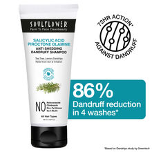 Soulflower Anti Dandruff Shampoo with Salicylic Acid for Dry and Frizzy Hair, Controls Irritation