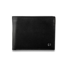 Lapis Bard Carbon Black Bifold Wallet With Coin Pocket Black