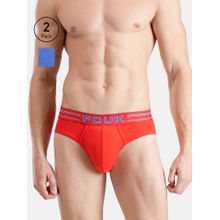 FCUK Flex Goldhawk Men'S Solid Briefs (Pack of 2)