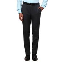 Raymond Slim Fit Solid Black Formal Trouser