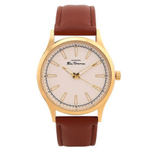 Ben Sherman Off White Dial Analog Watch for Men - BS090BR (M)