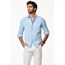 TERRA LUNA Alto Lite Full Sleeves Blue Shirt
