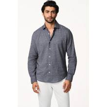 TERRA LUNA Cristo Full Sleeves Grey Shirt