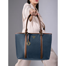 Lavie Signature Navy Blue Las Vegas Womens Tote Bag (L)