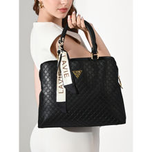 Lavie Signature Black Womens Provo 3C Large Satchel Bag (L)