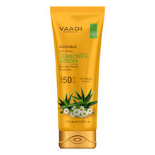 Vaadi Herbals Sunshield Non-Greasy Sunscreen Lotion With Aloe Vera & Chamomile SPF 50