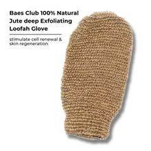 baes CLUB 100% Natural Jute Deep Exfoliating Loofah Glove