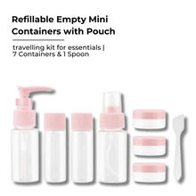 baes CLUB Refillable Empty Mini Containers With Pouch