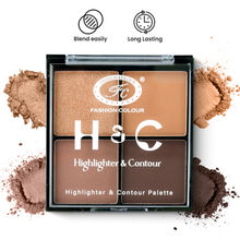 FASHION COLOUR H & C Highlighter & Contour Palette Radiant Glow - Shade 01
