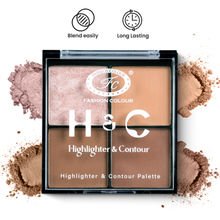 FASHION COLOUR H & C Highlighter & Contour Palette Radiant Glow - Shade 03