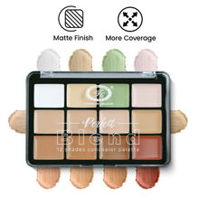 FASHION COLOUR Perfect Blend 12 Shades Concealer Palette - Shade 01