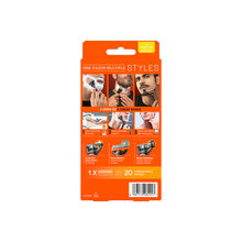 Gillette Fusion 5, Shaving Razor For Men, With Back Blade For Beard Shaping