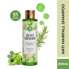 Just Herbs 8 In 1 Root Nourishing Shampoo, Amla & Neem, Normal To Oily Hair