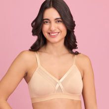 Nykd by Nykaa X-Frame Cotton Support Bra - Sand NYB191