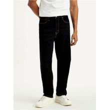 Levi's Men'S 568 Navy Blue Regular Fit Mid Rise Jeans