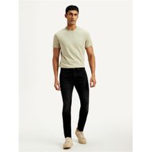 Levi's Men'S Black Slim Tapered Fit Mid Rise Jeans