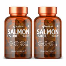 Nutrafirst Salmon Fish Oil Capsules with Omega-3 - Pack of 2
