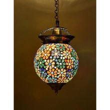 Homesake Turkish Moroccan Mosaic Pendant Light Flower