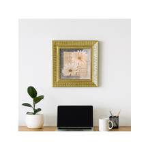 Voncasa Matte Gold Baroque Square Wall Plaque