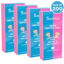 SanNap Baby Diaper Disposal Bags (200 Bags)