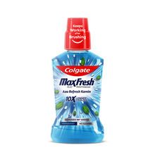 Colgate Maxfresh Plax Antibacterial Mouthwash, Pepper Mint