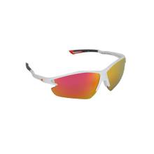 New Balance Unisex Polarised & UV Protected Sports Red Lens Rectangle Sunglasses (73)