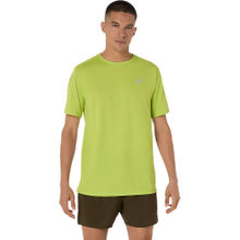 ASICS Mens Neon Lime Silver Ss T-Shirt