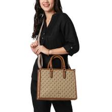 Lavie Women's Mono Melissa Satchel Handbag (Taupe)