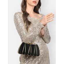 Lavie Women's Star Framed Clutch (Black) (S)