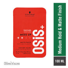 Schwarzkopf Professional OSiS+ Mess Up Hair Styling Matte Paste