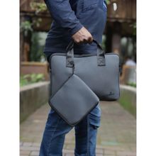 The Clownfish Polyester Unisex 13 Inch Tablet Laptop Bag with Pouch