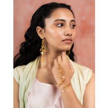 Shaya by CaratLane Nakhrewali Aunty Bracelet in Gold Plated 925 Silver