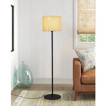 Homesake Modern Bohemian Boho Floor Lamp, Jute